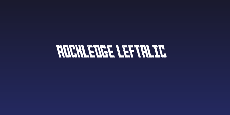 Rockledge Leftalic Social Header