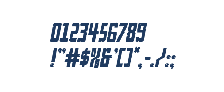 Rockledge Sem-Italic Other Characters