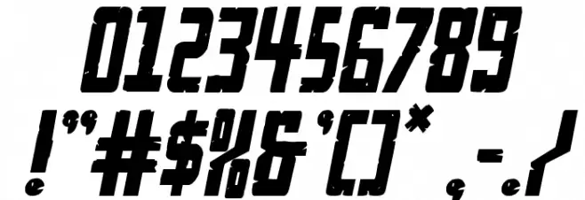 Rockledge Sem-Italic Font OTHER CHARS