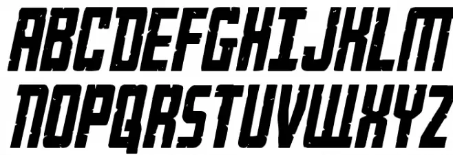 Rockledge Sem-Italic 字体 大写