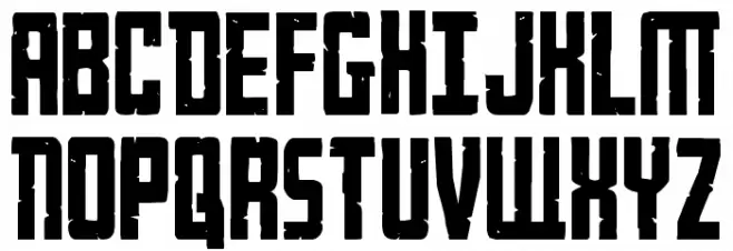 Rockledge フォント 大文字