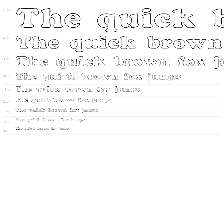 Rockletter Transparent Waterfall