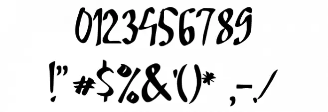 Rockleys Font OTHER CHARS