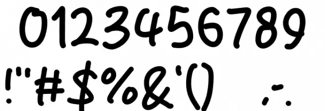 Rocklime Font OTHER CHARS