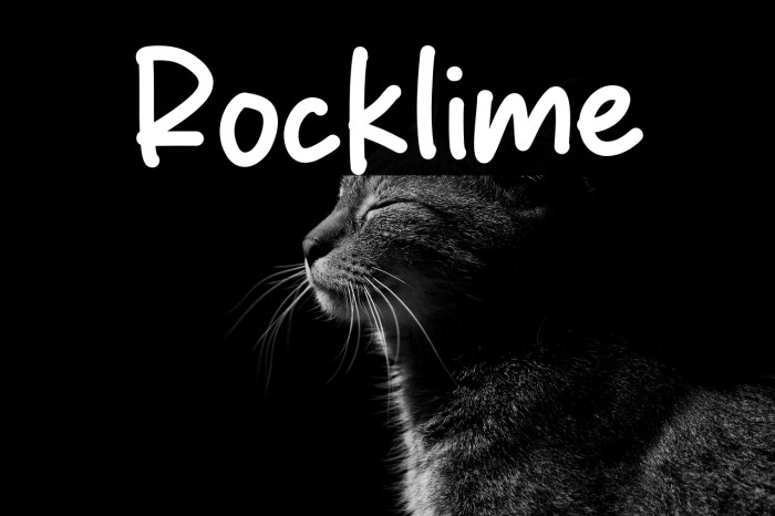 Rocklime Example 1
