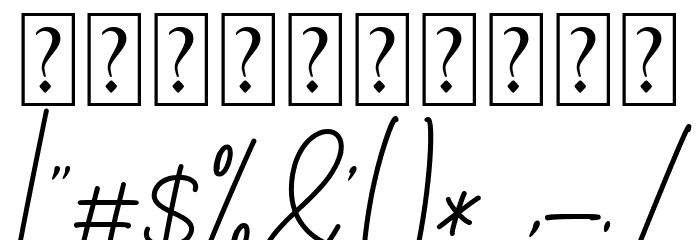 Rockline Font OTHER CHARS