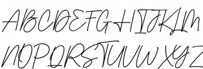 Rockline Font UPPERCASE
