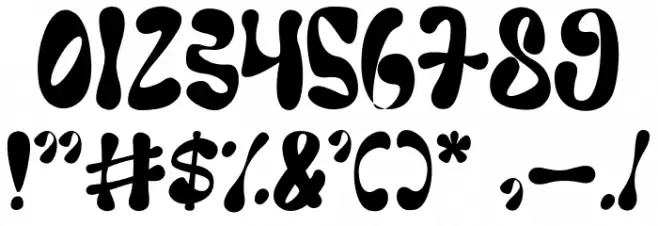 Rockly Font Alte caractere