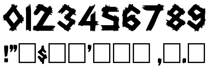 Rockmaker Font OTHER CHARS