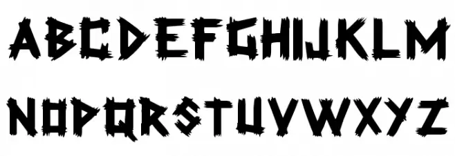 Rockmaker Schriftart Groß
