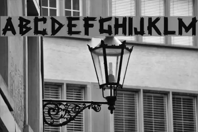 Rockmaker Font examples