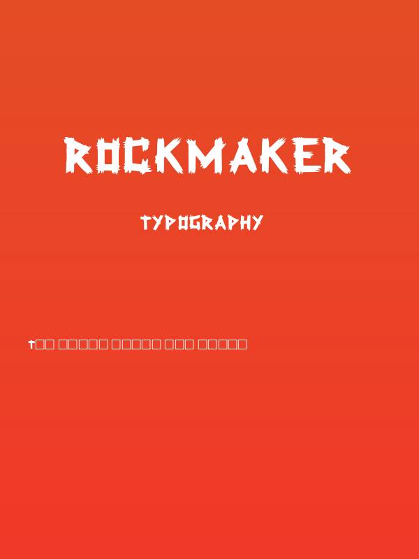 Rockmaker Poster