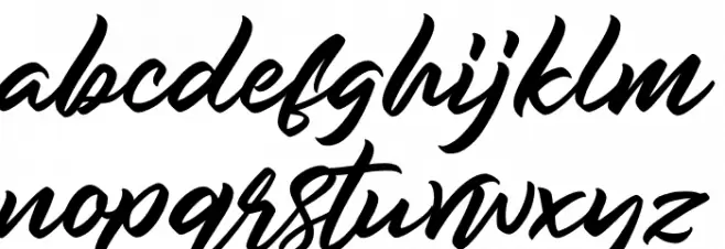 Rockmore Font Litere mici