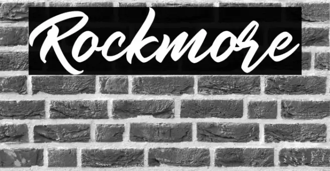 Rockmore Font examples