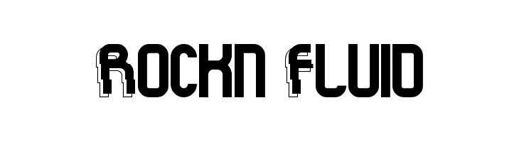 Rock'n Fluid  Frei Schriftart Herunterladen