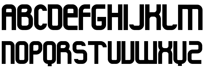 Rock'n Fluid Font LOWERCASE