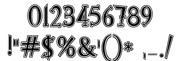 RocknRollTypoCollege フォント その他の文字