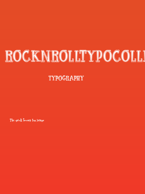 RocknRollTypoCollege Poster