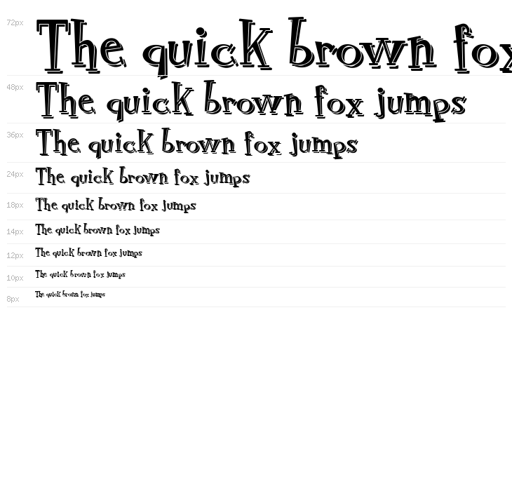 RocknRollTypoShadow Waterfall