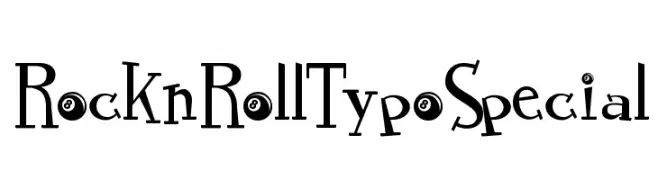RocknRollTypoSpecial  les polices de caractères gratuit tlcharger
