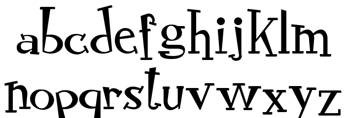 RocknRollTypo Font LOWERCASE