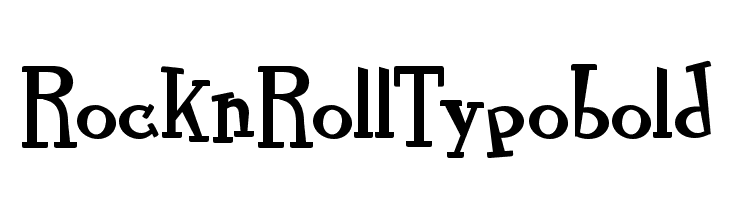 RocknRollTypobold  Free Fonts Download