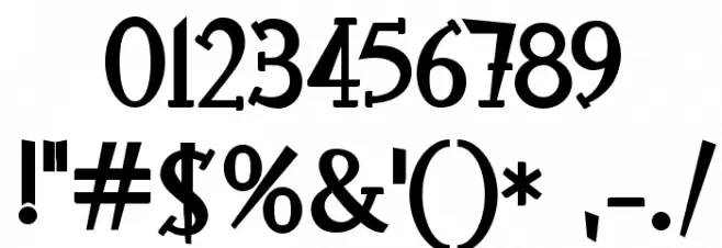 RocknRollTypobold Font OTHER CHARS