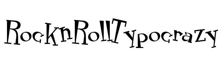 RocknRollTypocrazy  لخطوط تنزيل