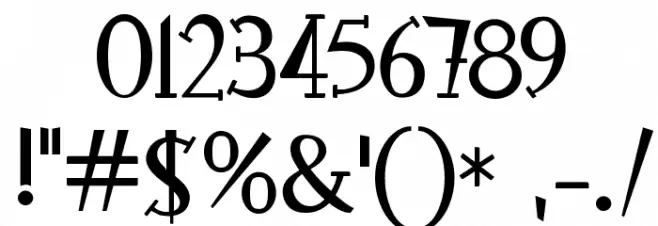 RocknRollTypocrazy Font OTHER CHARS