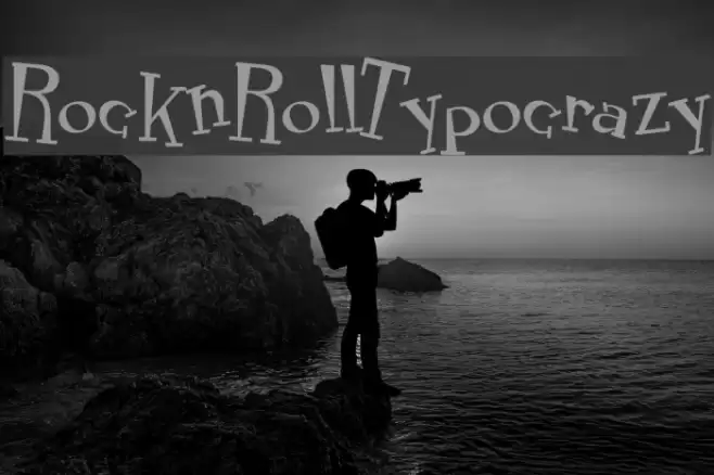 RocknRollTypocrazy Font examples