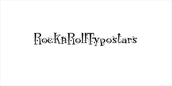 RocknRollTypostars Logo