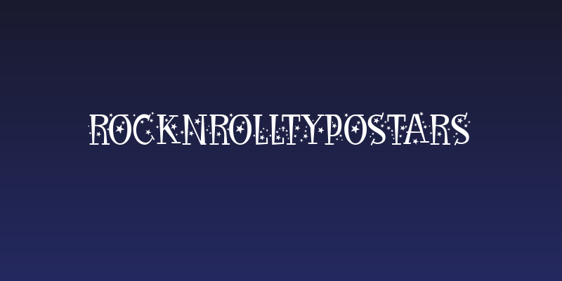 RocknRollTypostars Social Header