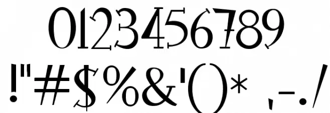 RocknRollTypothin Font OTHER CHARS