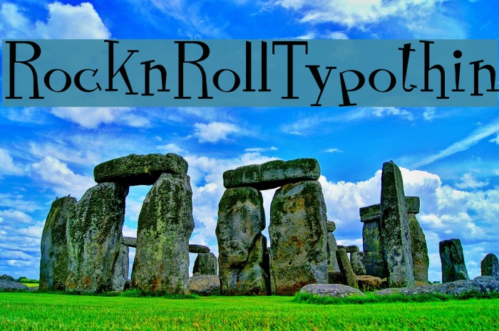 RocknRollTypothin Example 1