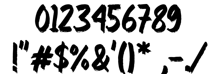 Rockndut Font OTHER CHARS