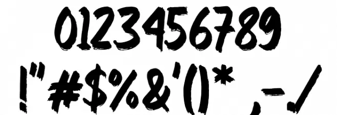 Rockndut Font OTHER CHARS