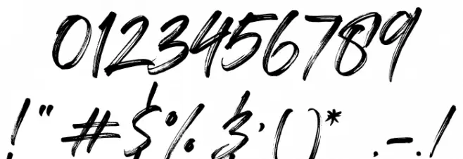 Rockness Font OTHER CHARS