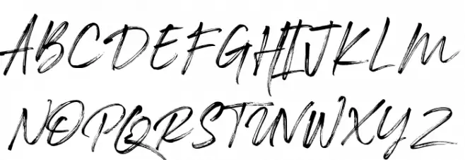 Rockness Font UPPERCASE