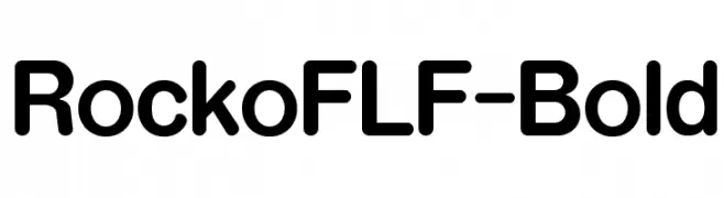RockoFLF-Bold  font caratteri gratis