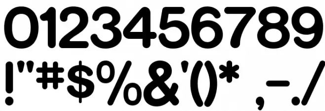 RockoFLF-Bold フォント その他の文字