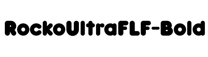 RockoUltraFLF-Bold Fonte