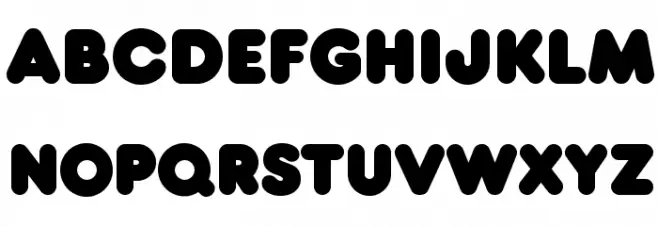 RockoUltraFLF-Bold Schriftart Groß