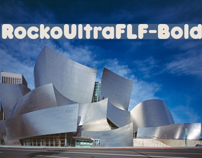 RockoUltraFLF-Bold Font examples