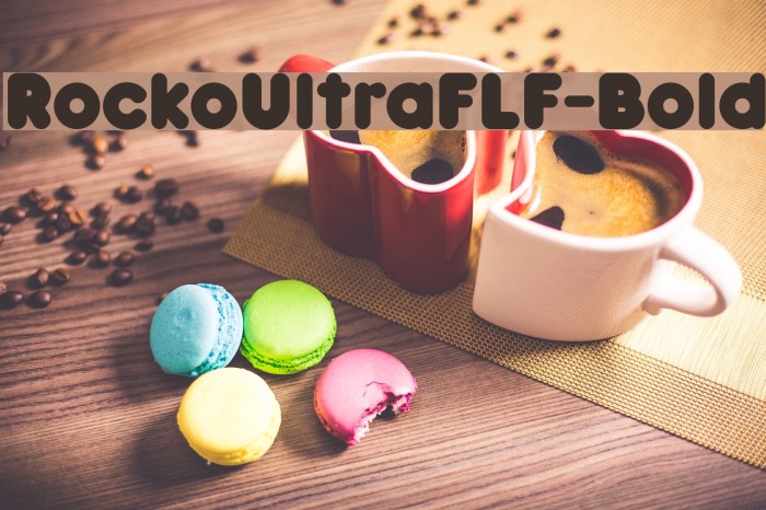 RockoUltraFLF-Bold Font examples