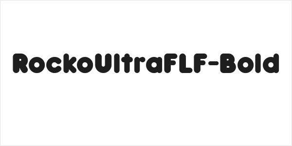 RockoUltraFLF-Bold Logo
