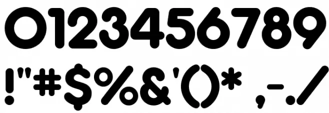 RockoUltraFLF Font OTHER CHARS