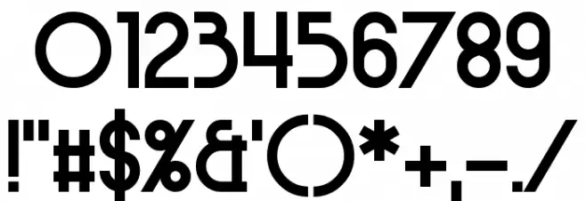 Rockout Font OTHER CHARS