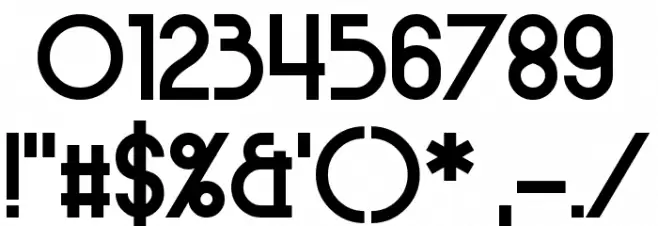 Rockout Font OTHER CHARS