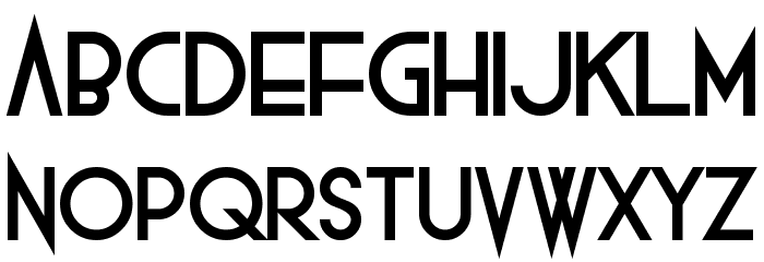Rockout Font LOWERCASE