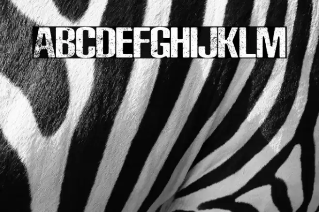 Rocks Personal Use Font examples